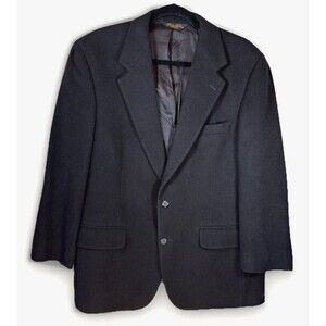 Brooks Brothers Black Camel Hair Blazer